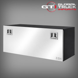Large truck tool box by Daken fitted as a durable truck bed tool box for commercial vehicles.