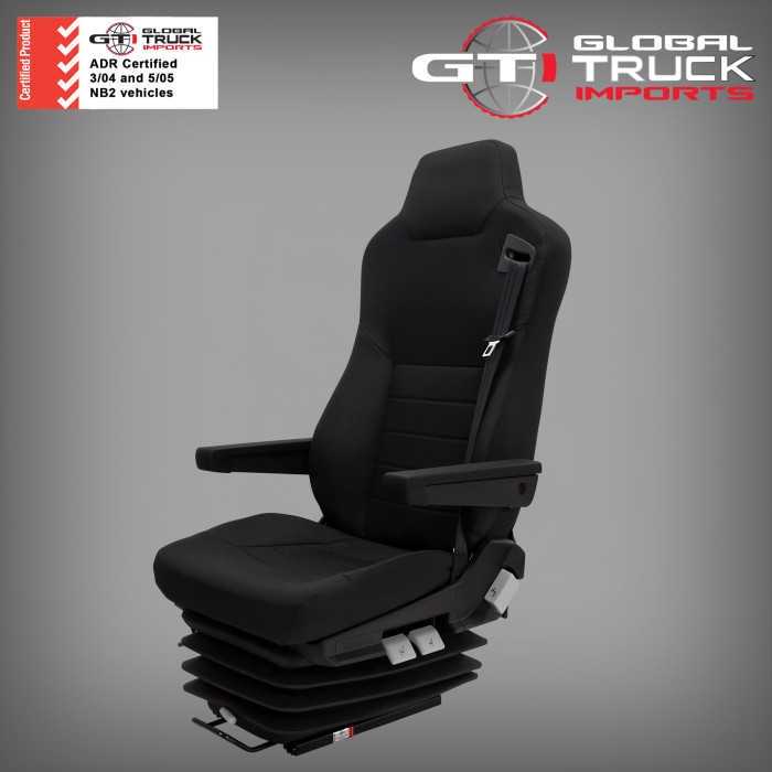 Premium Passenger Dual-Steer Air Seat With Seat Belt And Armrests