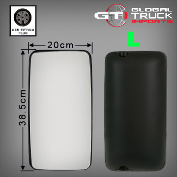 Large Curved Electric & Heated Mirror L/H - Bus Mirror