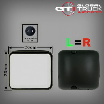 Heated Spotter Mirror - Dennis Eagle 2017 On