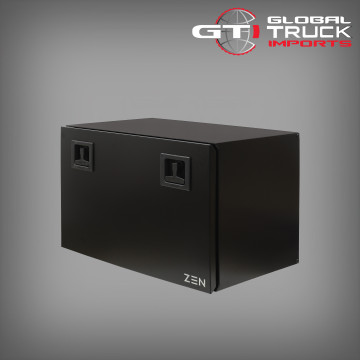 Durable under truck tool box offering secure truck storage for commercial vehicles.
