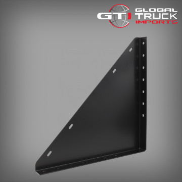 Heavy-duty truck tool boxes bracket kit for a steel truck tool box and trailer tool box mount.