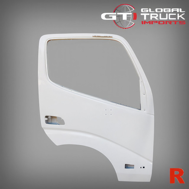 Door Shell White R/H (With Reflector Type) - Hino Dutro 300 Series XZU3 XKU4 XZU4 XKU6 XZU6 2003 On