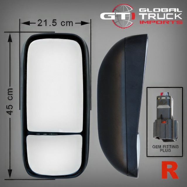 Mirror Electric & Heated R/H - Hino 300 Series XKU6 XZU6 XJC7 XKU7 XZU7 2012 On