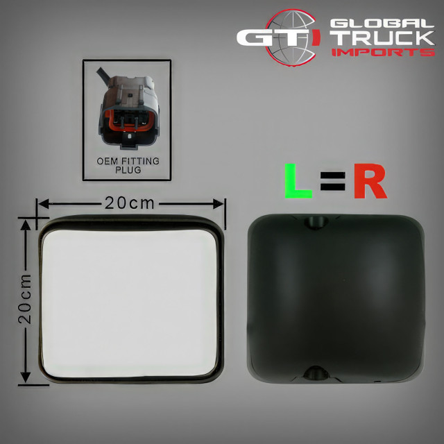 Heated Spotter Mirror - Hino 500 Series 2010 On & 700 Series 2004 On