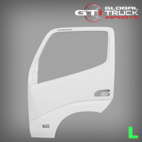 Door Shell White L/H (No Reflector Type) - Hino 300 Series XZU3 XKU4 XZU4 XKU6 XZU6 2008 On