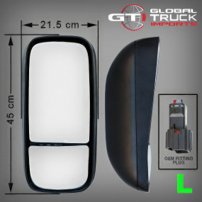 Mirror Electric & Heated L/H - Hino 300 Series XKU6 XZU6 XJC7 XKU7 XZU7 2012 On