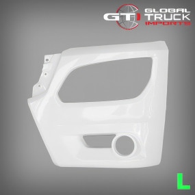 Bumper Bar Corner White L/H - Hino 500 Series FG FL FM GH 2017 On