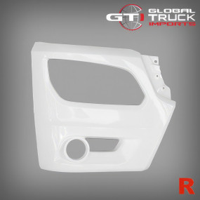 Bumper Bar Corner White R/H - Hino 500 Series FG FL FM GH 2017 On