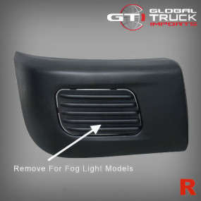 Bumper Corner R/H - Mitsubishi Canter FEB FEC FGB 2011 to 2023