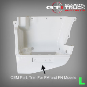 Step Panel White L/H - Mitsubishi Fighter 2008 On