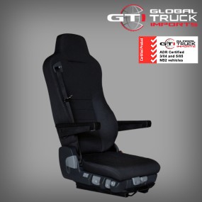 Platinum Air Ride Suspension Seat With Integrated Seat Belt And Arm Rests