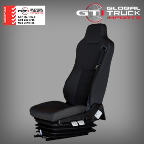 Premium Passenger Dual-Steer Air Ride Suspension Seat With Seat Belt