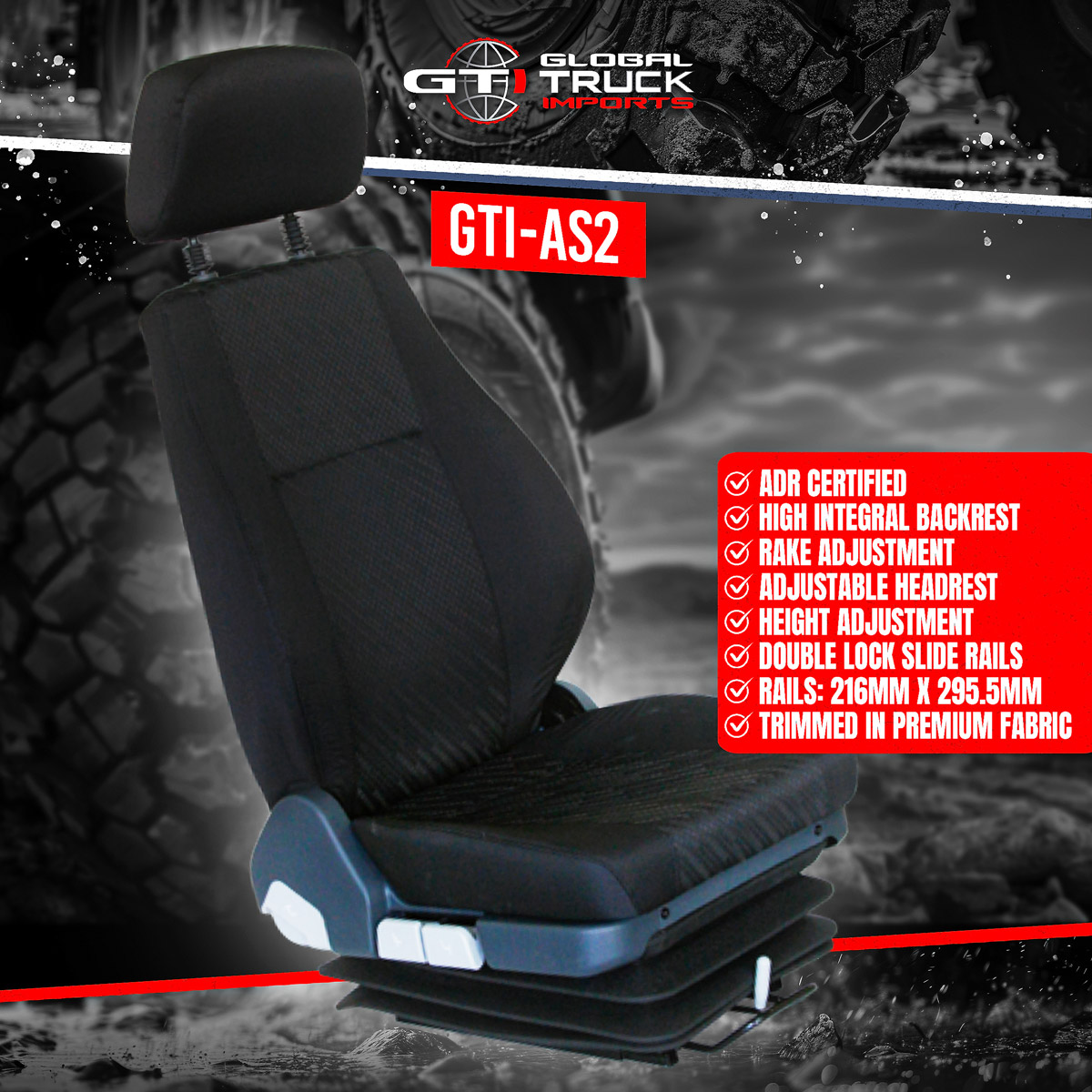 Luxury Air Suspension Seat Features