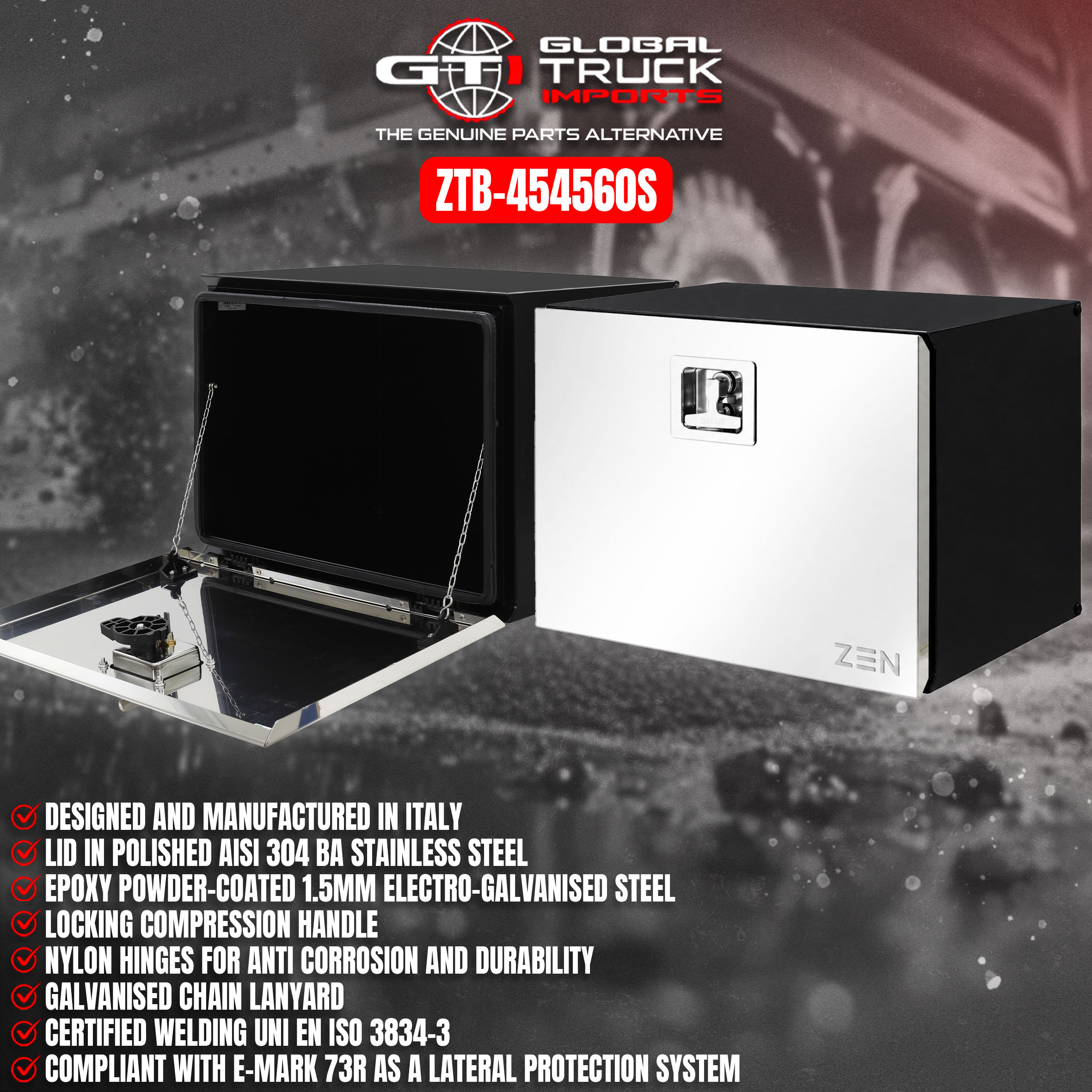 Fit a Daken tool box built for secure storage on trucks and demanding Australian worksites.